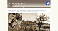 Desktop Screenshot of 50acreranchwines.com